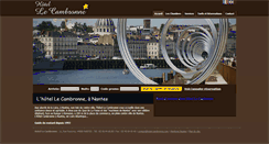 Desktop Screenshot of hotel-cambronne.com